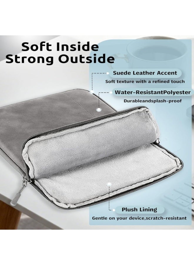 LYNLYN 11-Inch Tablet Sleeve Case, 360° Protective Water-Resistant Carrying Bag for Tablet and ipad, Scratch-Resistant Shockproof Cover, Dark Gray - Image 3